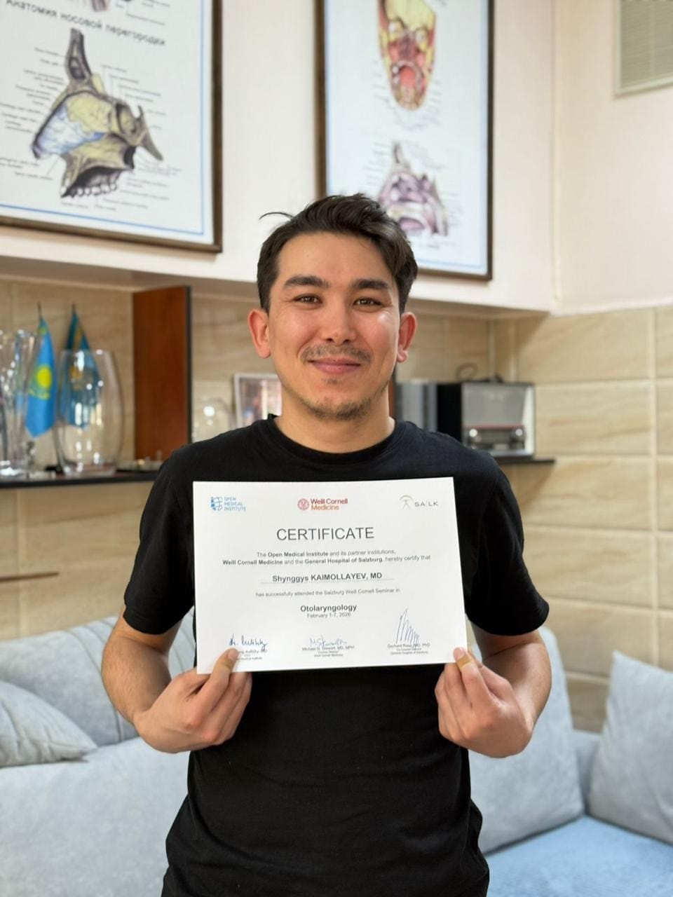 Резидент 2 года ВШОЗ Шынгыс Каймоллаев принял участие в международном семинаре Weill Cornell в Зальцбурге